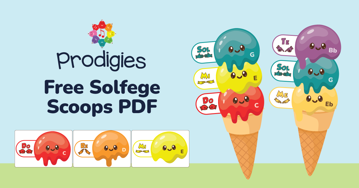 FREE Solfege Scoops - Summer Music Camp Resource