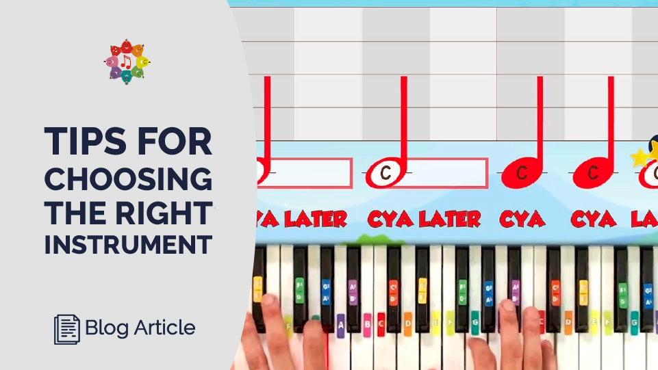 Four Tips for Choosing the Right Instrument for Your Child