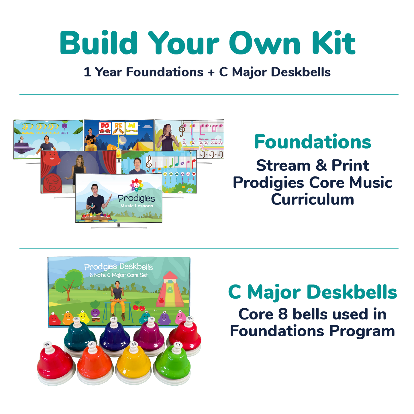 Build Your Own Kit — Foundations with 8 C Major bells