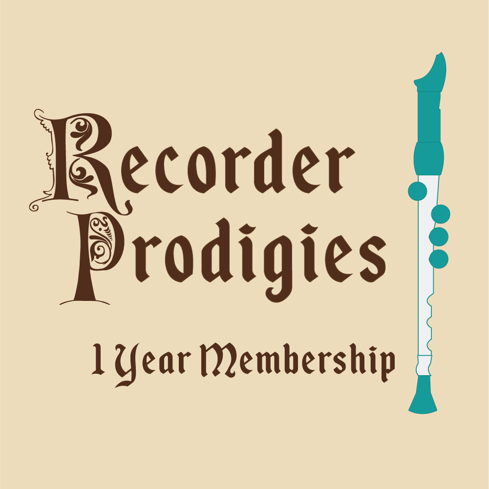 Recorder Prodigies - 1 Year Membership