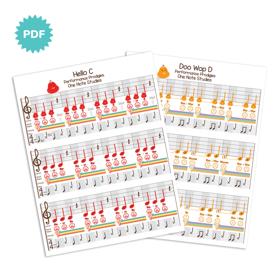One Note Studies (8 Songs)