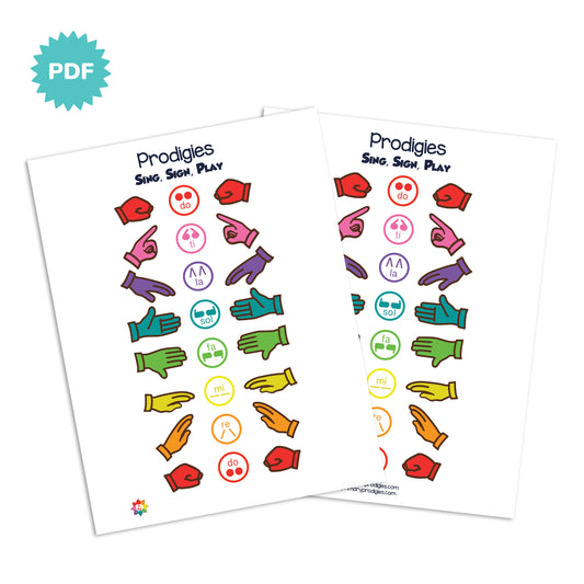 Solfege Hand-Sign Poster (Digital Printable)