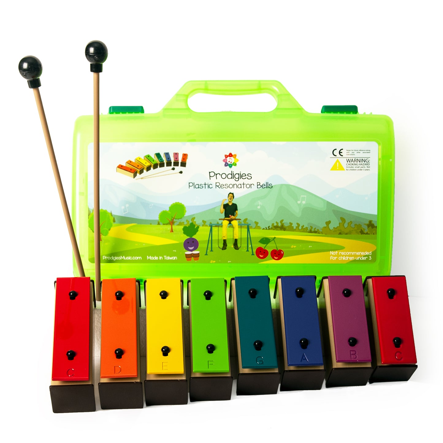 10 x C Major Resonator Xylophone