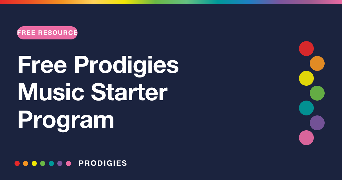 Free Prodigies Music Starter Program