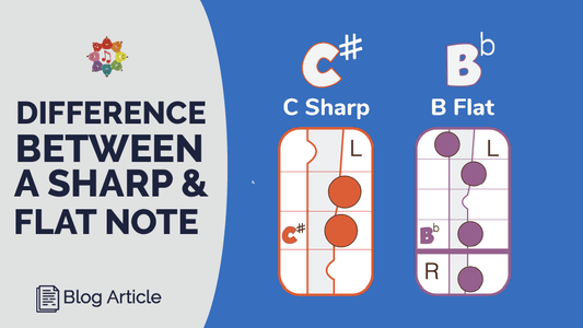 Difference Between a Sharp and Flat Note