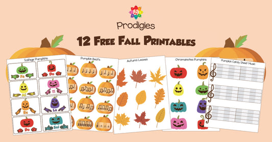 12 Free Fall Music Printables