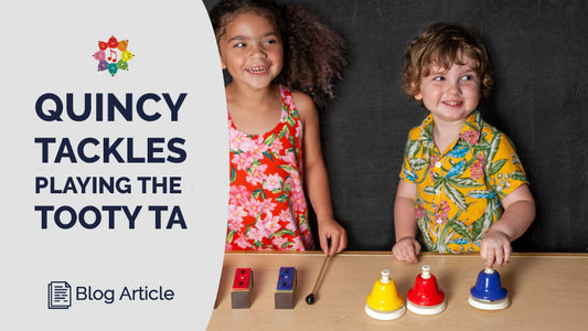 Watch 3yo Quincy tackle The Tooty Ta: WARNING Cuteness Overload