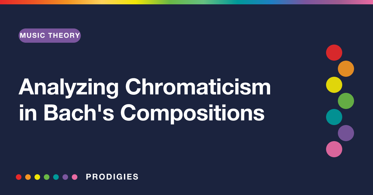 Analyzing Chromaticism in Bach's Compositions