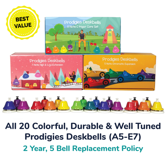 [BACKORDER - SHIPS JULY] Full Deskbell Set (All 20 Bells)