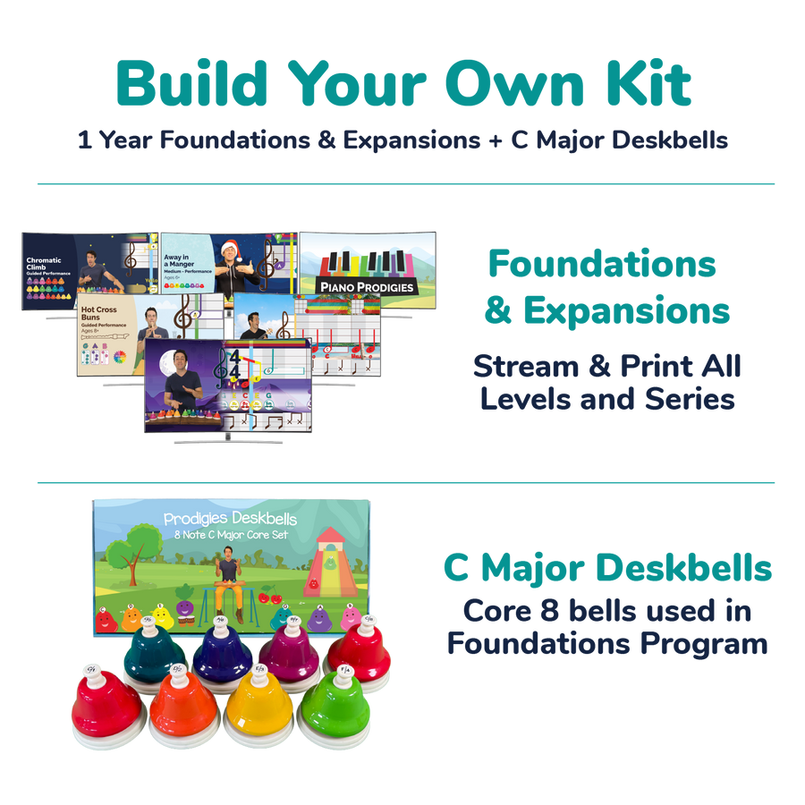Build Your Own Kit — Foundations + Expansions with 8 C Major bells