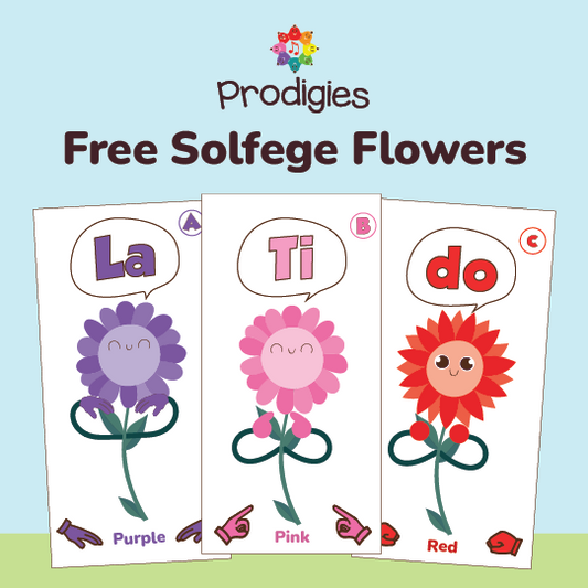 Solfege Flowers - Spring Boomwhacker, Bell or Solfege Activity