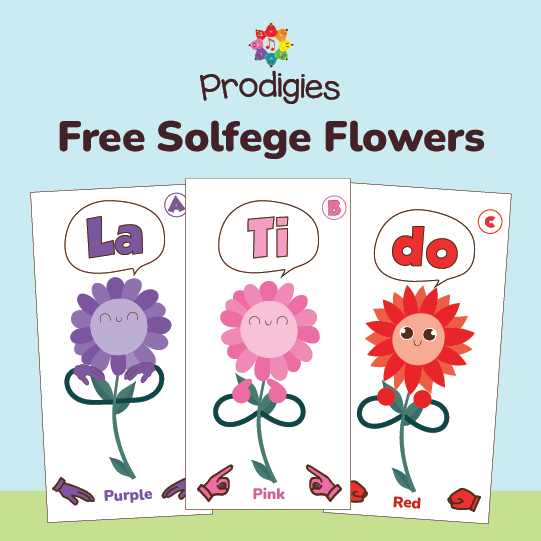 Solfege Flowers - Spring Boomwhacker, Bell or Solfege Activity