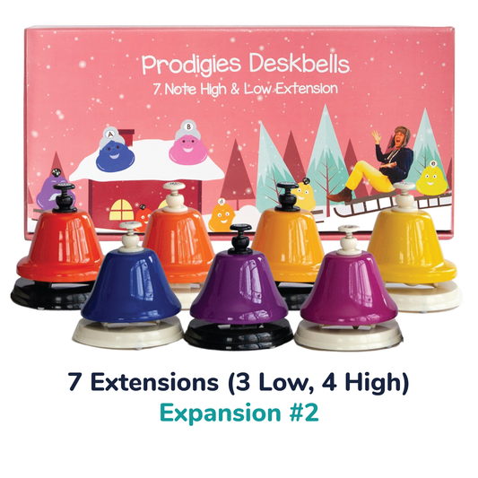 [BACKORDER - SHIPS JULY] High/Low Deskbell Extension (7 Notes)