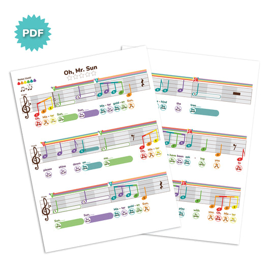 Oh, Mr. Sun - F Major - My First Swingin' Songbook