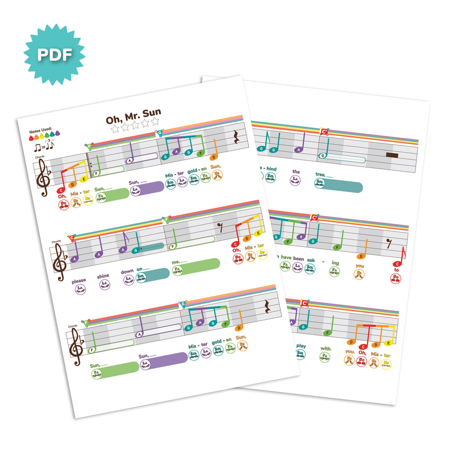 Oh, Mr. Sun - F Major - My First Swingin' Songbook
