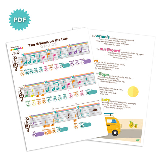 The Wheels on the Bus - G Major - My First Swingin' Songbook