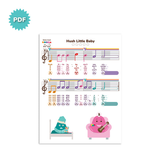 Hush Little Baby - G Major - My First Swingin' Songbook