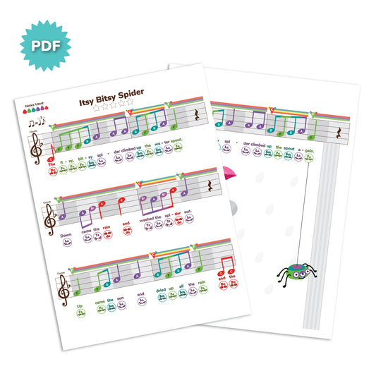 Itsy Bitsy Spider - F Major - My First Swingin' Songbook
