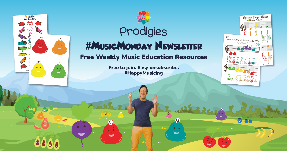 Sign up for the Prodigies #MusicMonday Newsletter