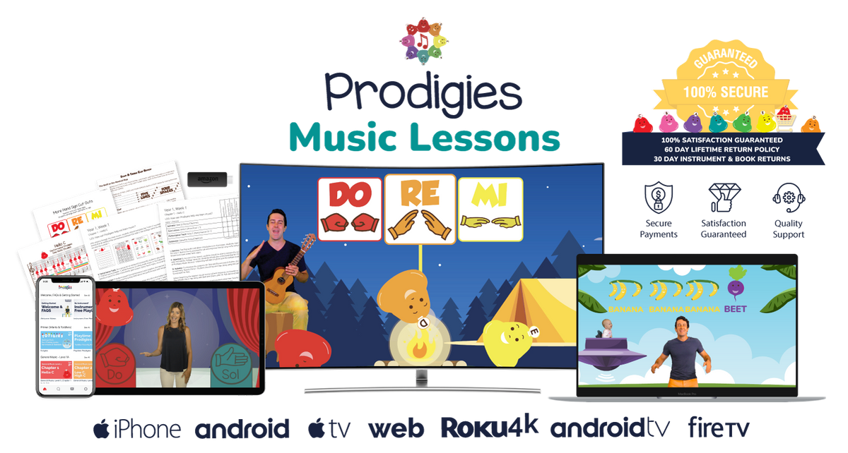 Prodigies Music Lessons | Teach Kids Music