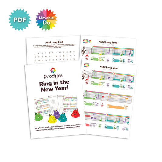 *FREE* Ring in the New Year - Auld Lang Syne Lesson Packet