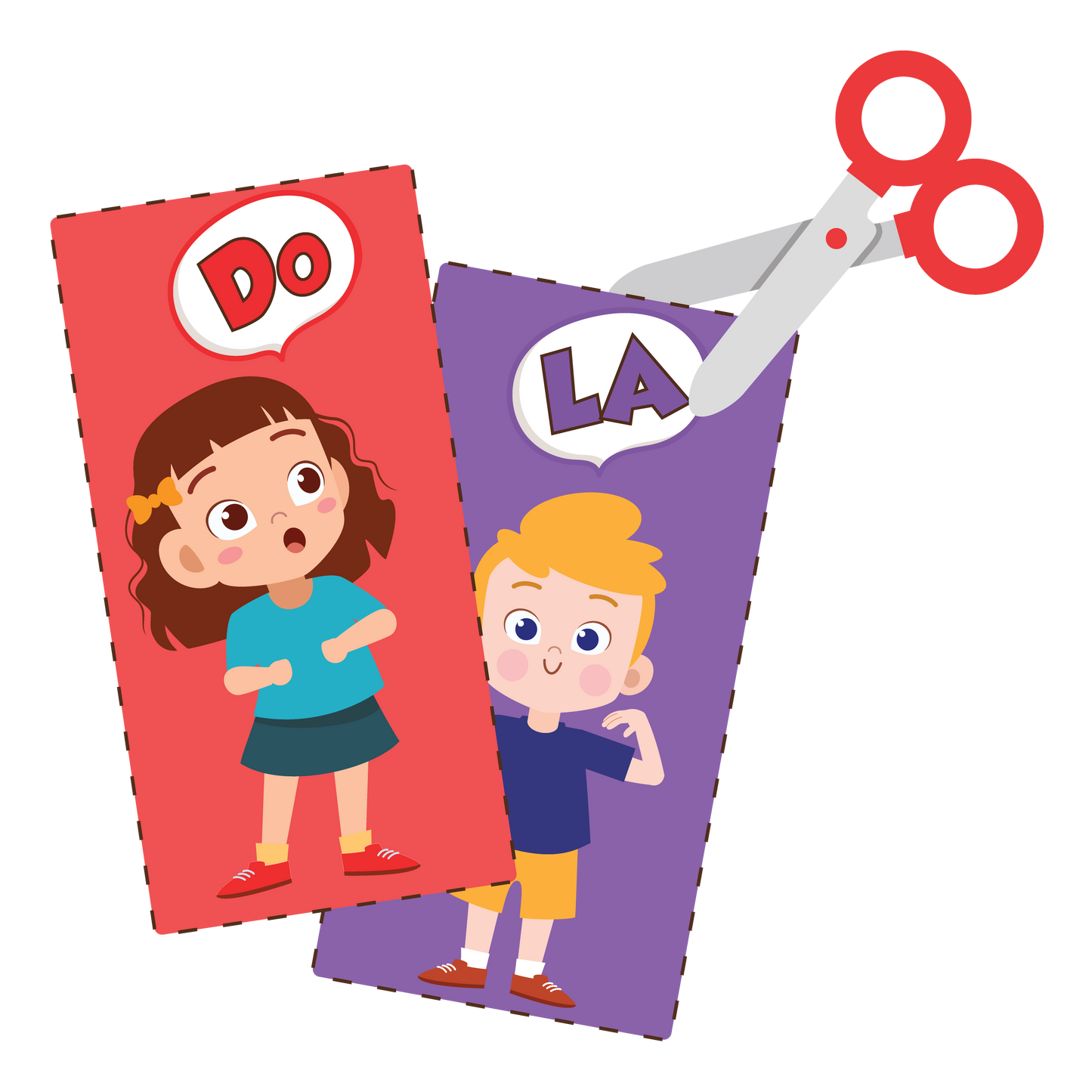 Solfege Kids (Printable Cut-Outs)