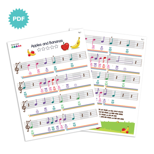 Apples & Bananas – G Major Song