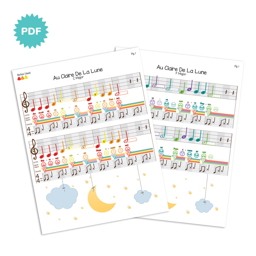 Au Clair De La Lune (3 Note Song)