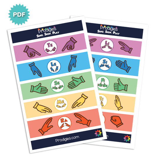 Chromatic Hand-Sign Poster (Digital Printable)