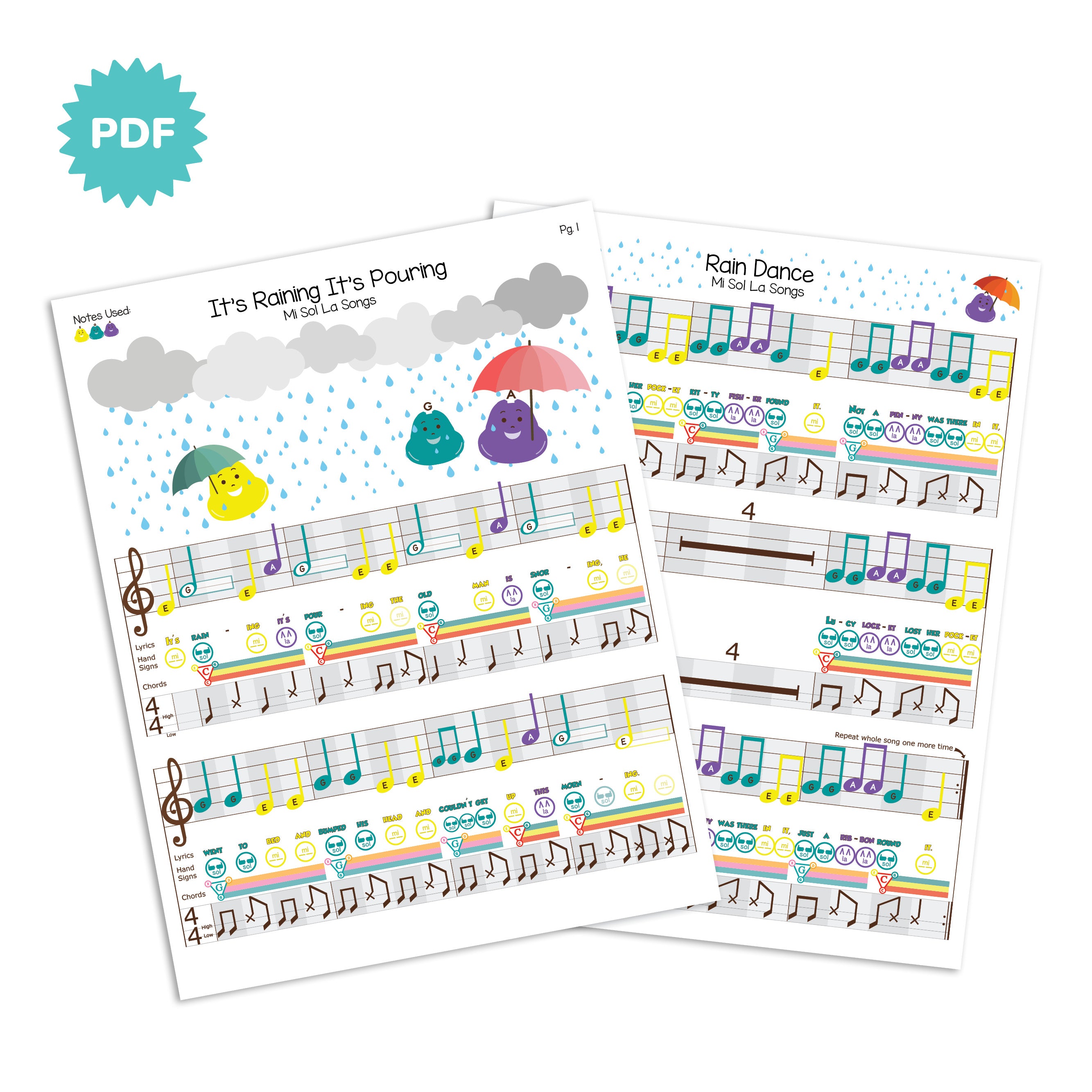 It’s Raining + Rain Dance (2 Mi Sol La Songs) – Prodigies
