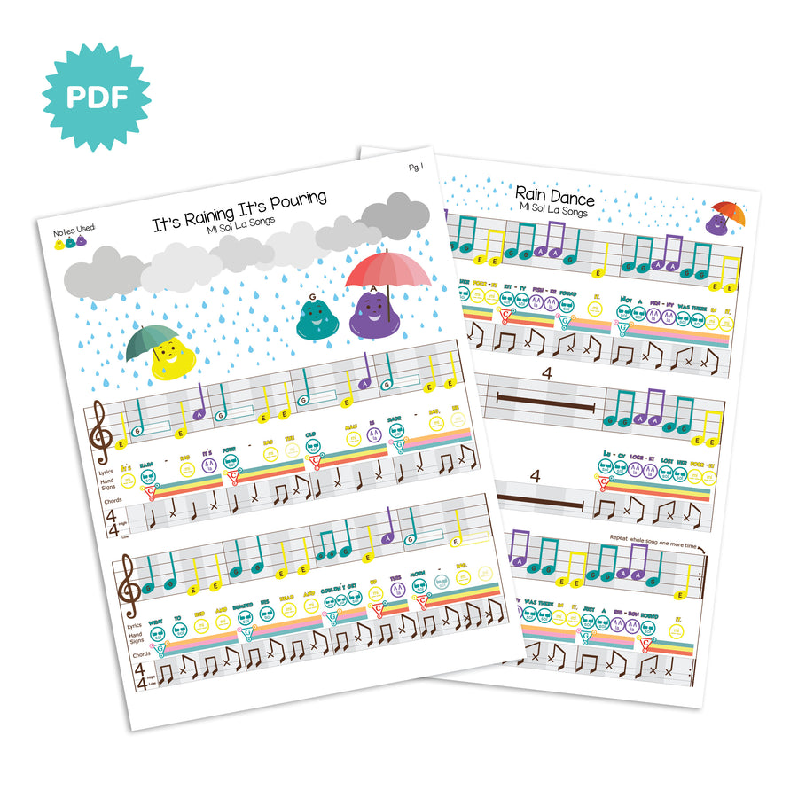 It’s Raining + Rain Dance (2 Mi Sol La Songs)
