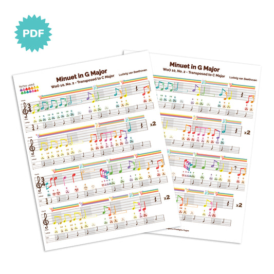 Beethoven-Minuet in G Major Sheet Music