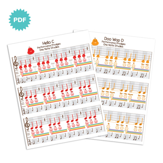 One Note Studies (8 Songs)