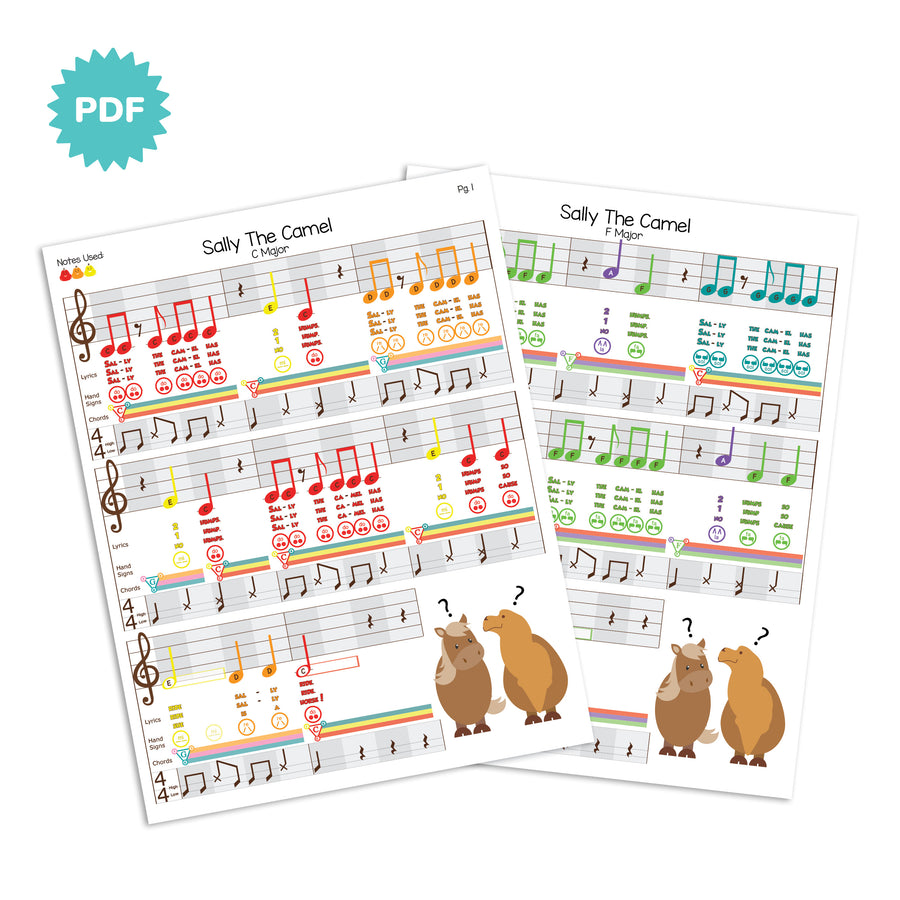 Sally the Camel (3 Note Song)