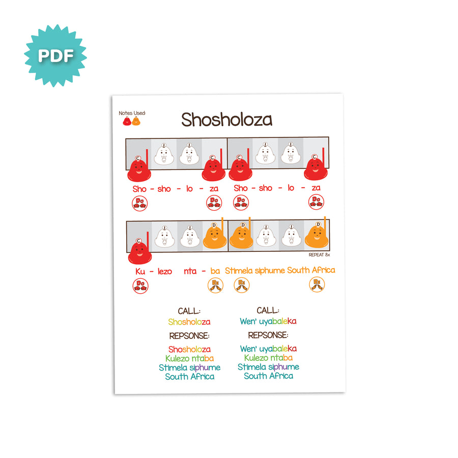 Shosholoza Easy Performance Sheet Music