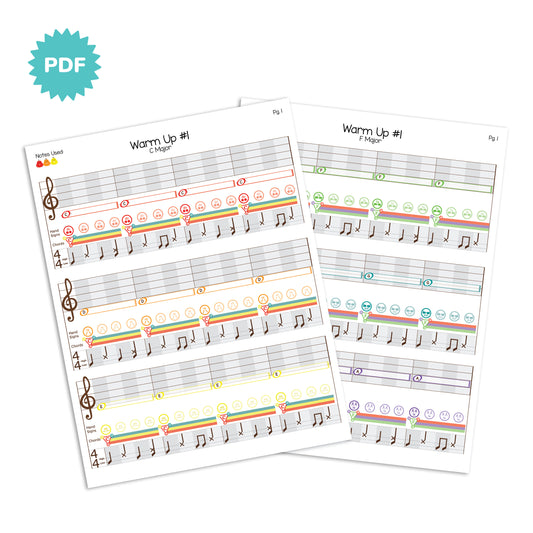 Warm Up #1 & #2 (3 Note Song)