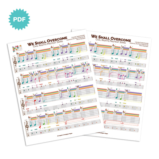 We Shall Overcome - Ukulele Tab