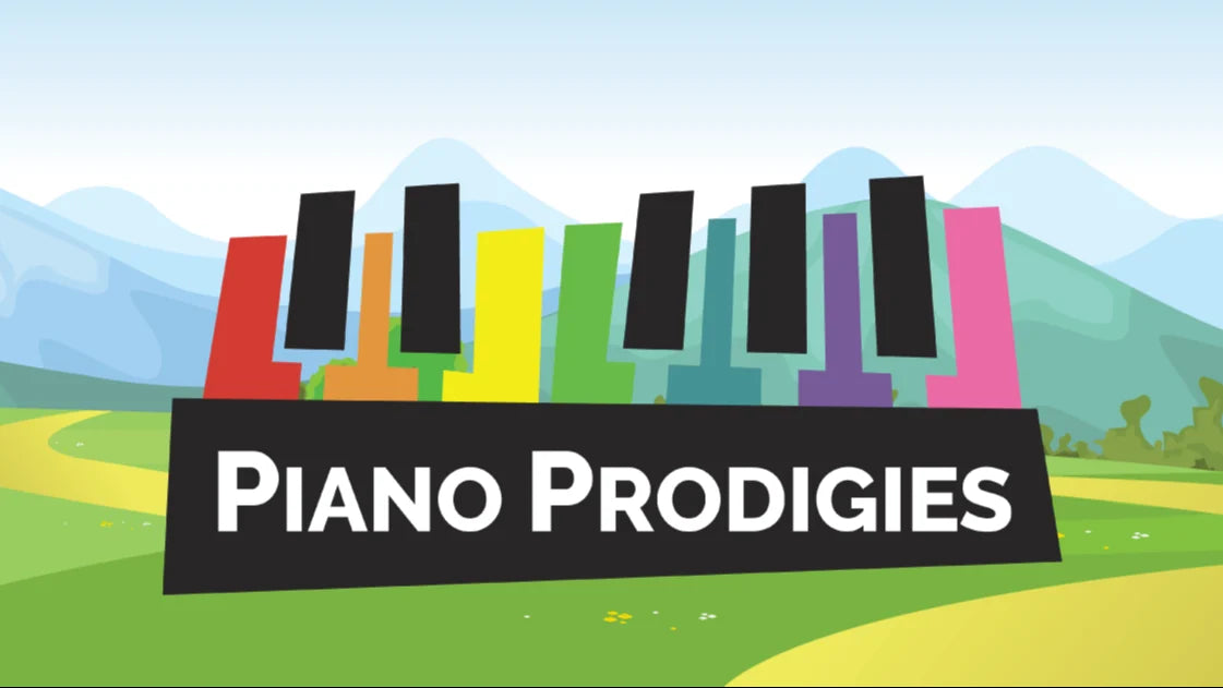 Piano Prodigies, with color-coded piano keys