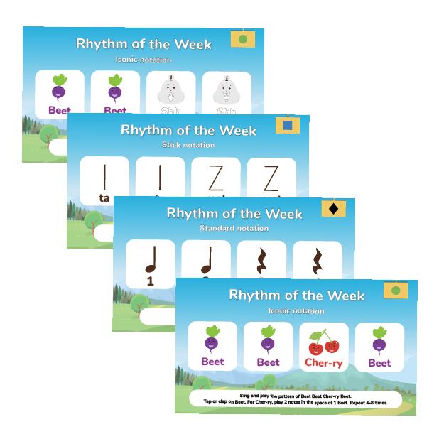 Rhythm Of The Week Samples 10 Kinder Rhythms
