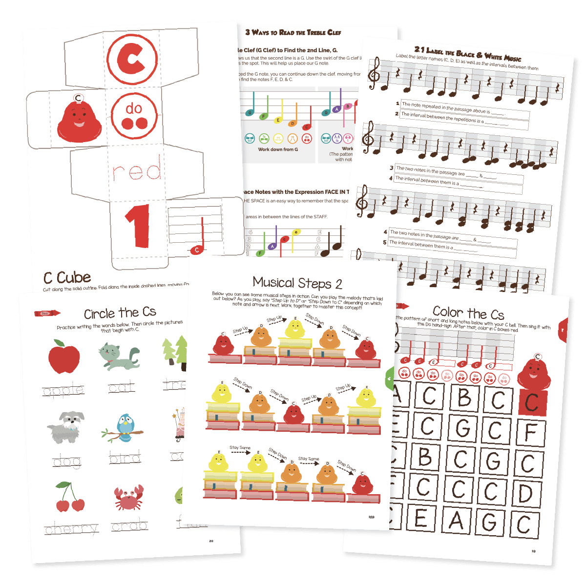 treble clef pitch worksheets - Google Search  Teaching music, Music  worksheets, Piano music lessons