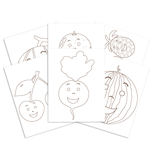 Sweet Beets Coloring Pages